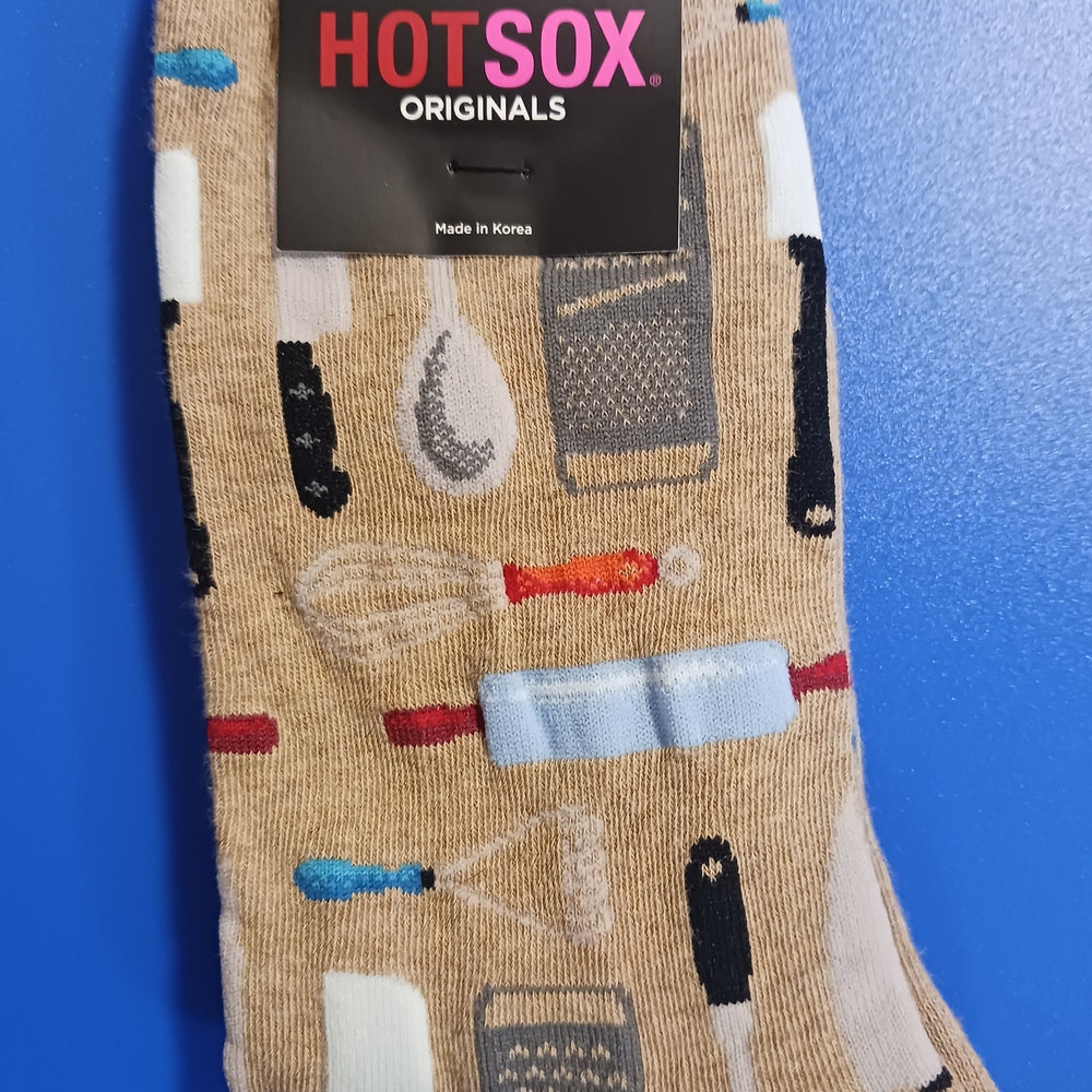 Hot Sox Originals Men's Tan Novelty Socks